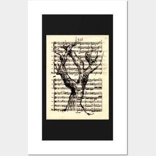 Handel Water Music Tree #3 Posters and Art